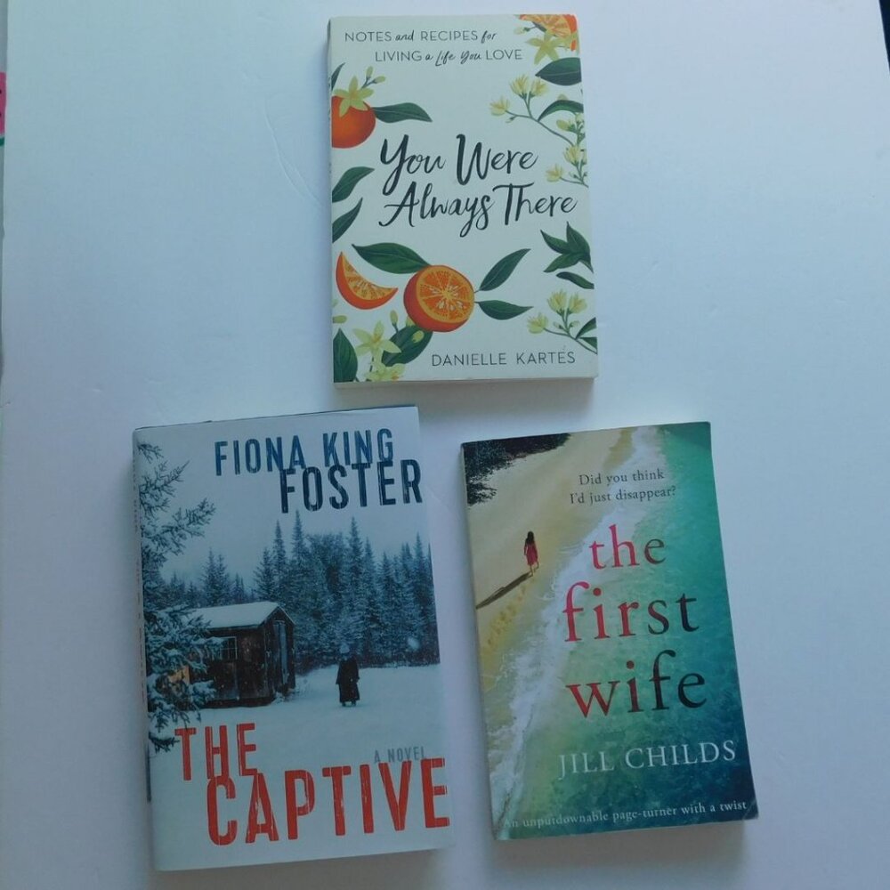 Book Lot of 3 The Captive, The First Wife, You were always there